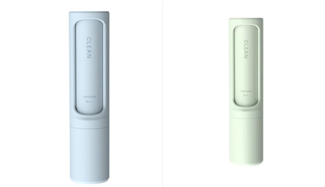 Two cylindrical cleaning devices labeled 'Clean' on a white background