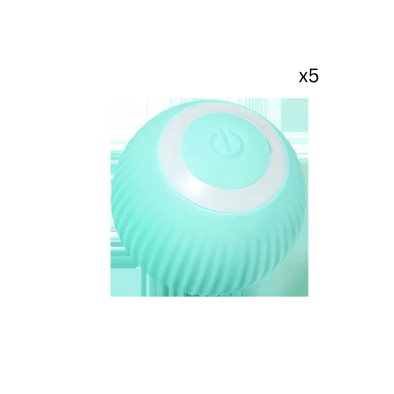 A mint green ribbed spherical device with a white circular top panel and a power symbol, shown on a white background with a small 'x3' text overlay in the upper right.