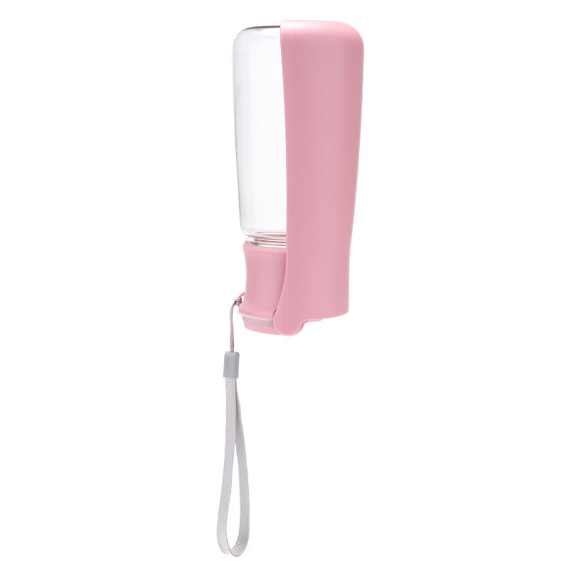 Pink phone with a white background