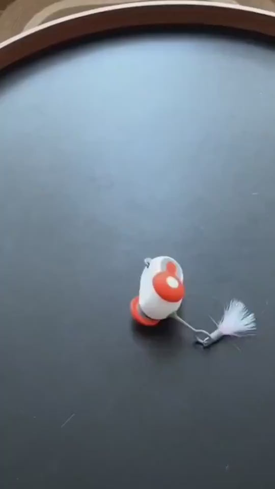 Remote control interactive cat car toy, automatic self-moving USB rechargeable demonstration